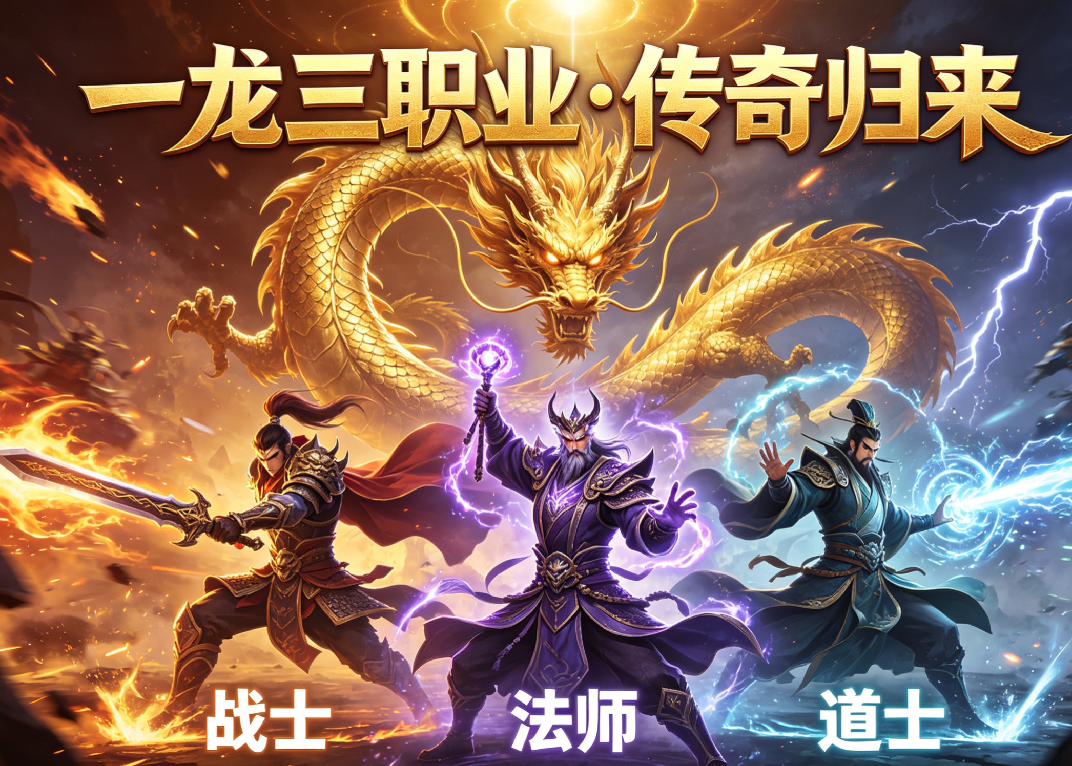 【一龙三职业攻速版】手动肝帝称霸，无巡航 一龙三职业攻速版 图片 2