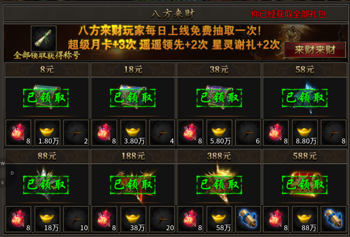 【鹰羽合击】八方来财 鹰羽合击 图片 8
