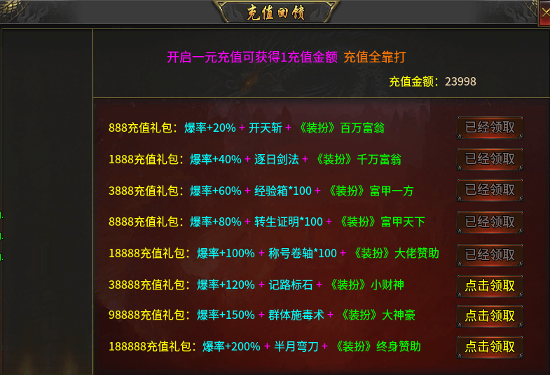 【清云极速神器】循环10轮的新服活动，刺激不刺激？ 清云极速神器 图片 3