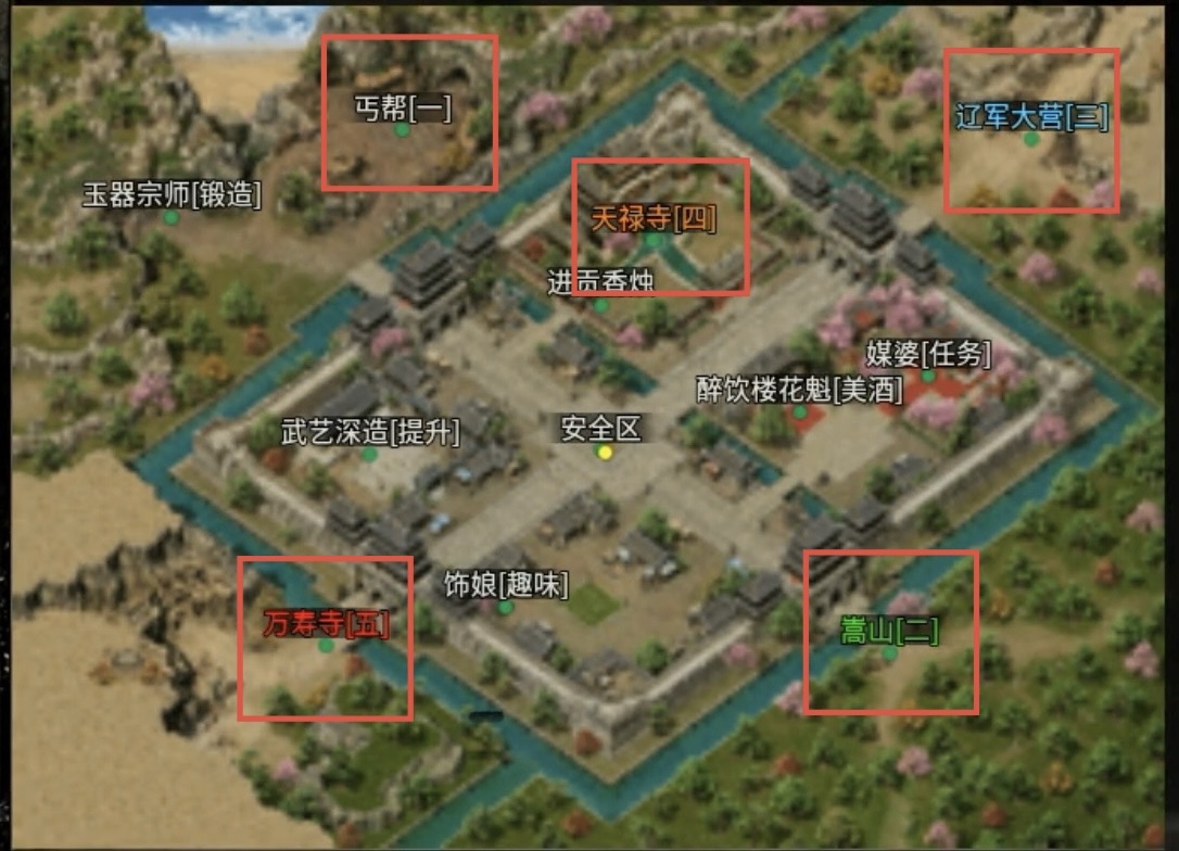 【醉饮江湖沉默】1～5大陆boss位置详解（持续更新） 醉饮江湖沉默 图片 11