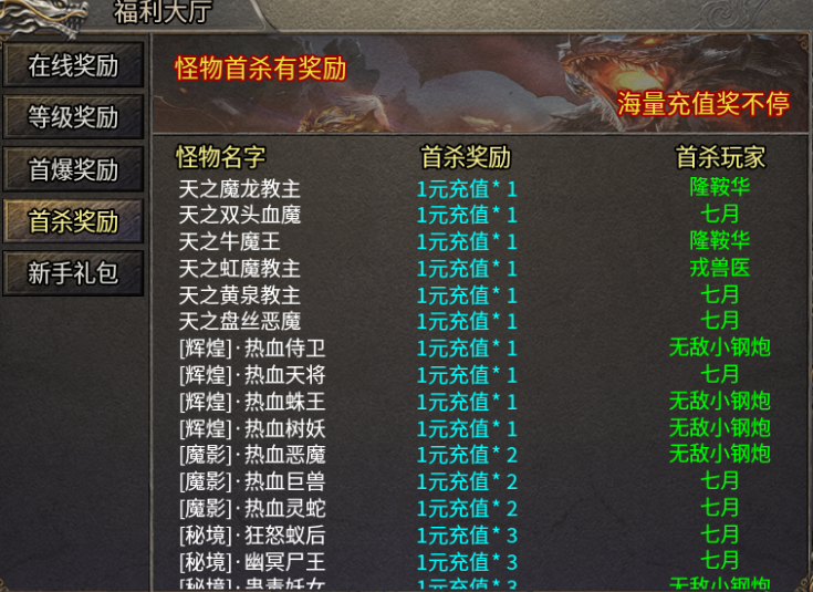 【二龙传奇】沉浸式体验撸BOSS--保姆级攻略版 二龙传奇 图片 3