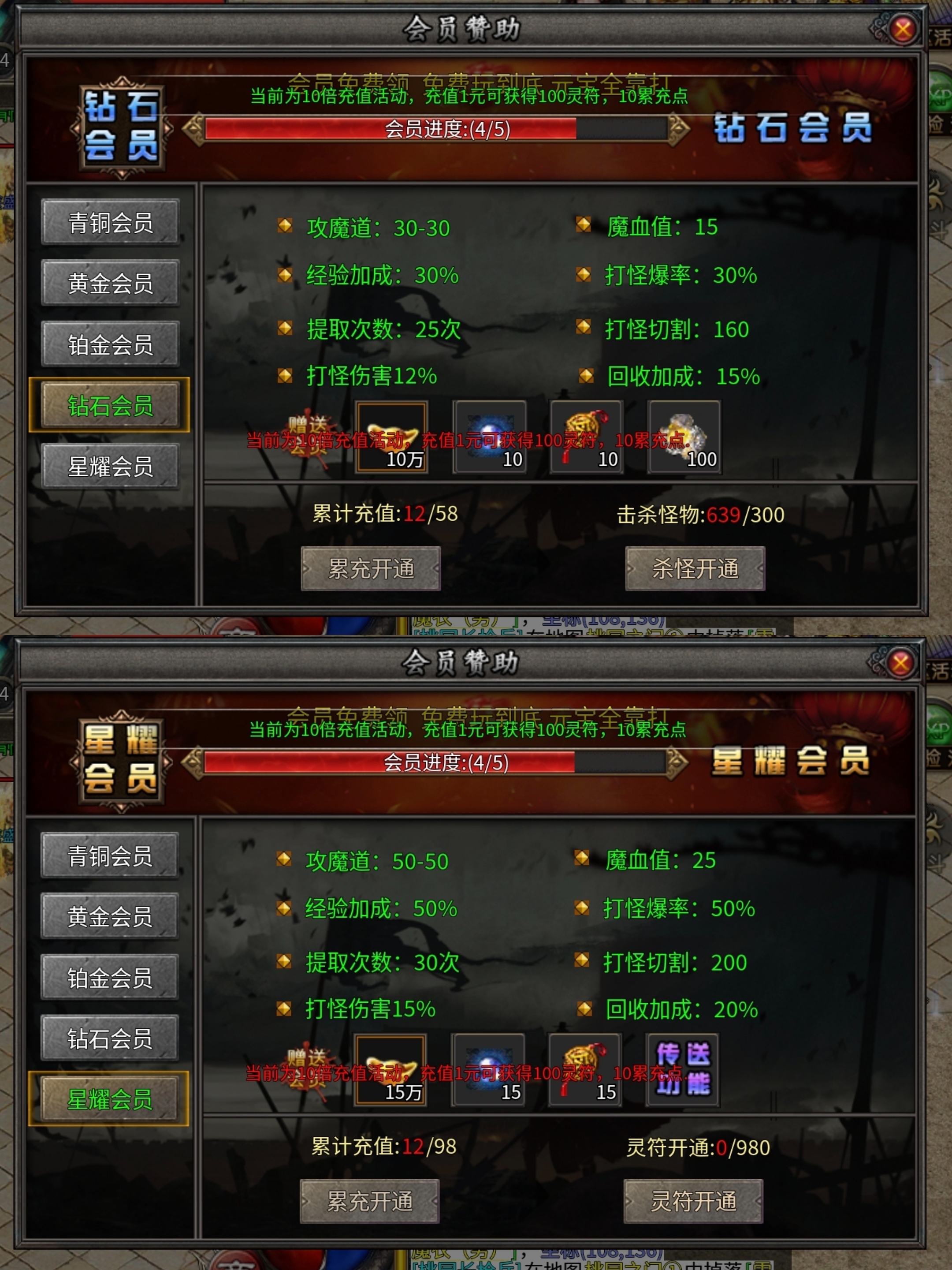 ​鬼服聚友合击传奇手游一款能嫖，充值翻10倍的合击(图4)