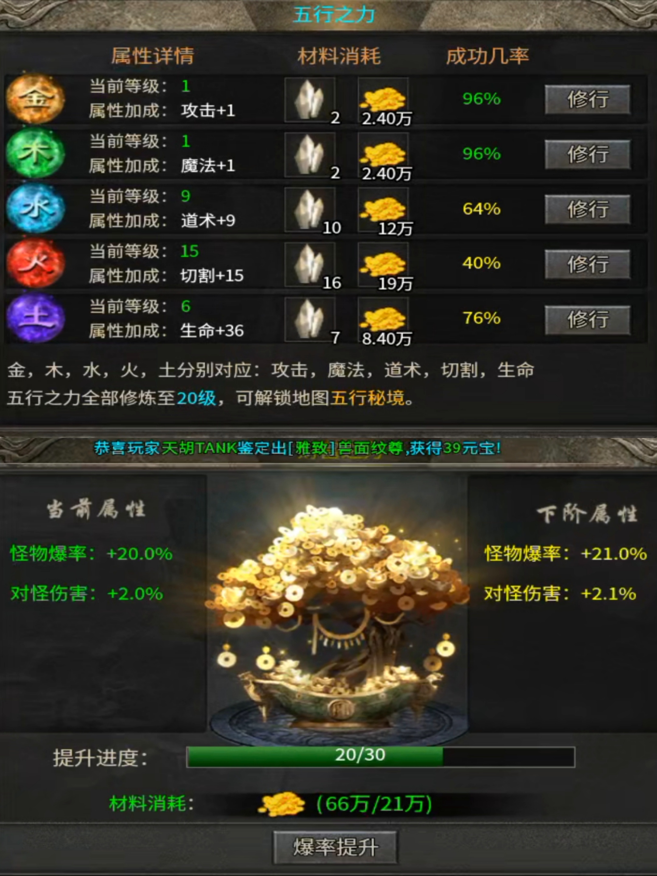 【开门传奇上篇】3元抽解绑，探服小结！ 开门传奇 图片 5